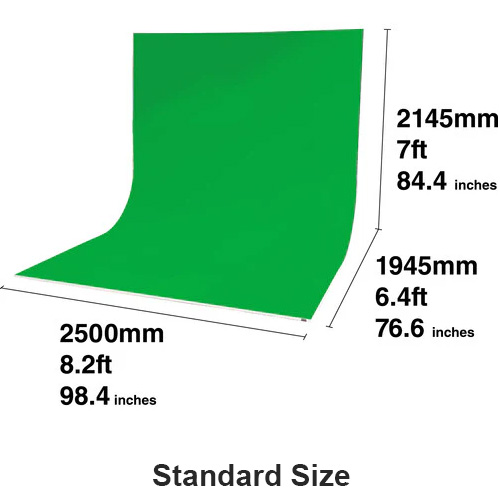 EASIFRAME® Cyclorama Fabric Curved Frame Skin / Chroma Key (Green) - Image 4